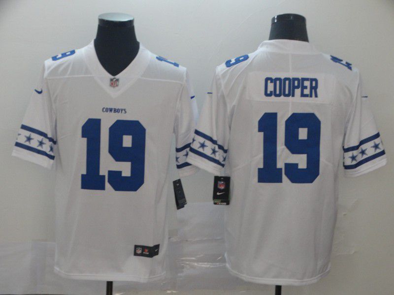 Men Dallas cowboys 19 Cooper White team logo cool edition NFL Jerseys